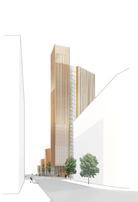 Новое самое высокое деревянное здание будет построено в Париже