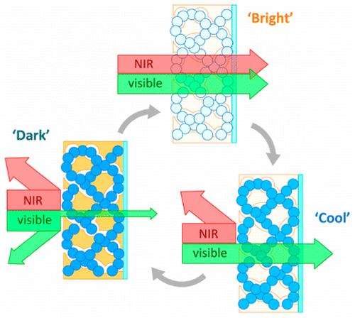 Новый материал для «умных окон» выборочно блокирует солнечный свет или тепло