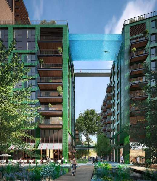 «Небесный бассейн» со стеклянным дном будет построен в Лондоне