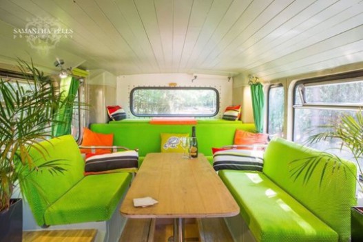 Big Green Bus: новая жизнь старого списанного двухэтажного автобуса 