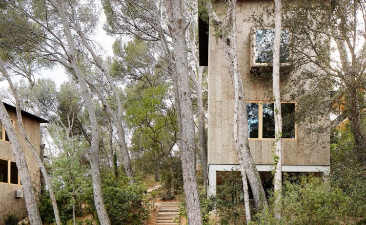 Two Cork Houses: энергоэффективные домики в лесном ландшафте