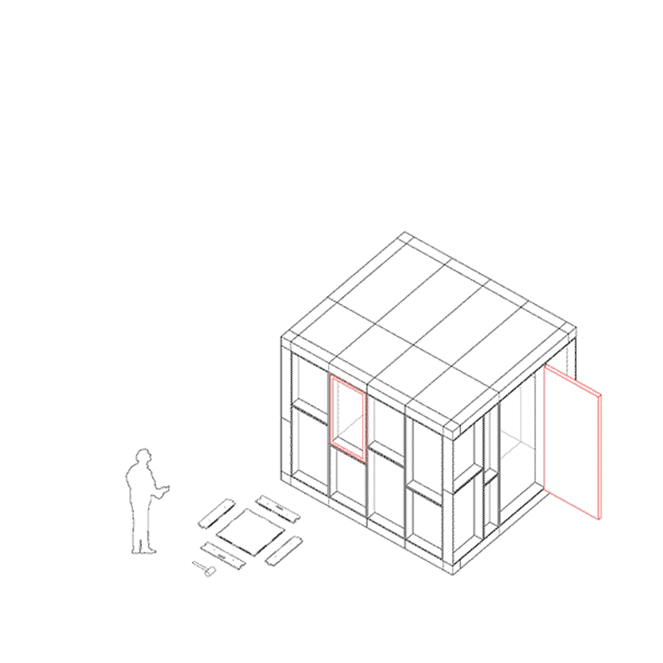 Модульные здания оригинальные рисунки. Модульный конструктор эскиз. Модульное здание из картона эскиз.