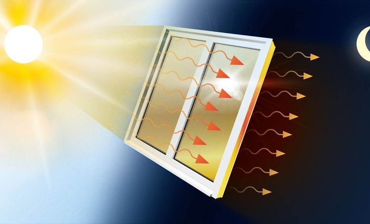 Прозрачная оконная пленка, которая может регулировать температуру в помещении