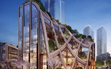 Студия Heatherwick построит новый зеленый район для Токио