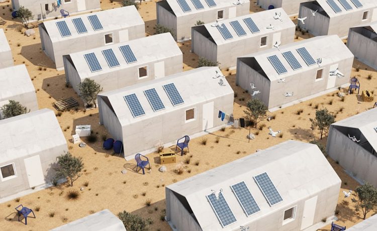 Приюты для беженцев можно построить из «бетонной ткани» за 24 часа