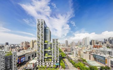 В Тайчжуне построены жилые небоскребы с небесными садами