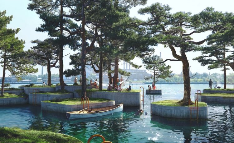 В Копенгагене откроется необычный плавучий парк