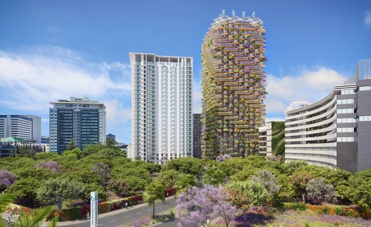 Более 30 тысяч растений будут расти в 115-метровом деревянном небоскребе
