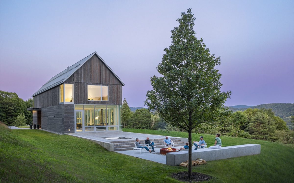 Современный фермерский дом в Вермонте: красивый, большой и с нулевым энергопотреблением