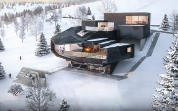 Новый отель Dark Chalet в штате Юта будет производить на 350% больше энергии, чем потребляет