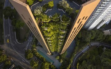Жилой небоскреб от Heatherwick Studio в Сингапуре наполнен зеленью