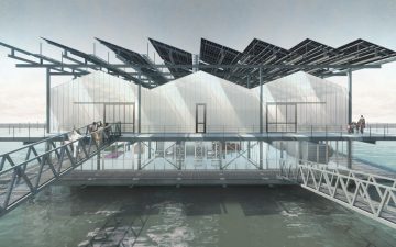 Птицефабрика на солнечной энергии будет плавать в гавани Роттердама