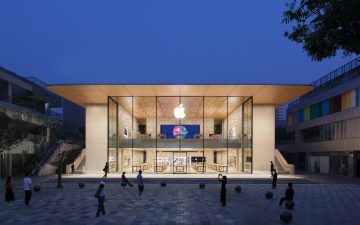 Новый магазин Apple в центре Пекина будет работать частично на солнечной энергии