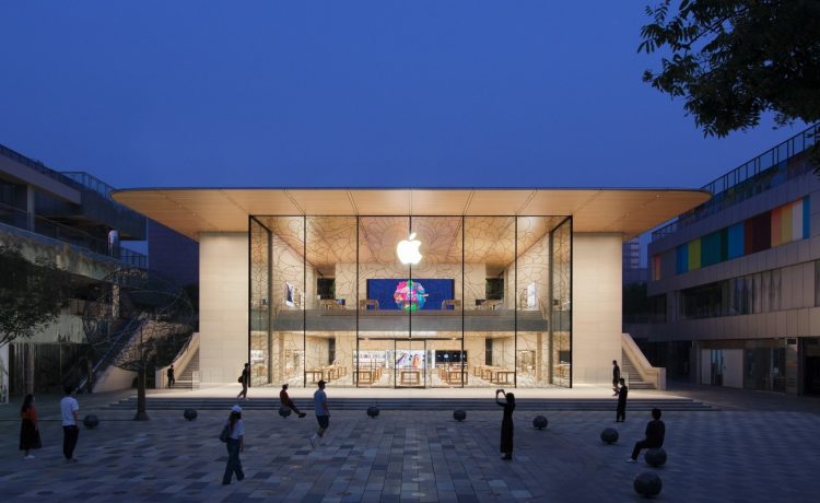 Новый магазин Apple в центре Пекина будет работать частично на солнечной энергии