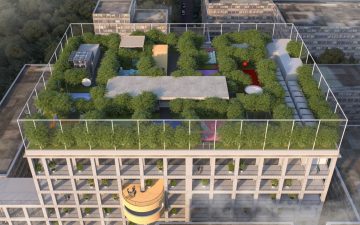 MVRDV превратит старую фабрику в современное офисное здание с садом на крыше
