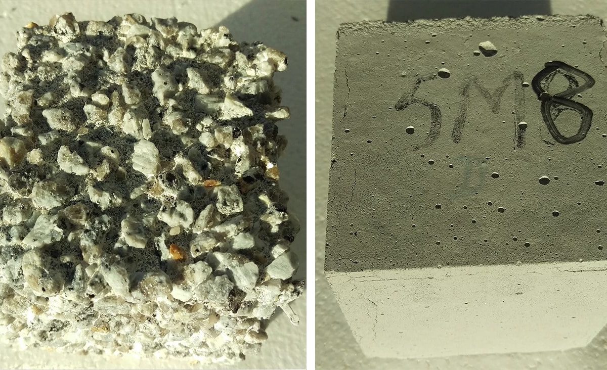 Новый безцементный бетон борется с жирбергами и коррозией