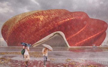 Steven Chilton Architects представляет новый «шелковый» театр в Гуанчжоу
