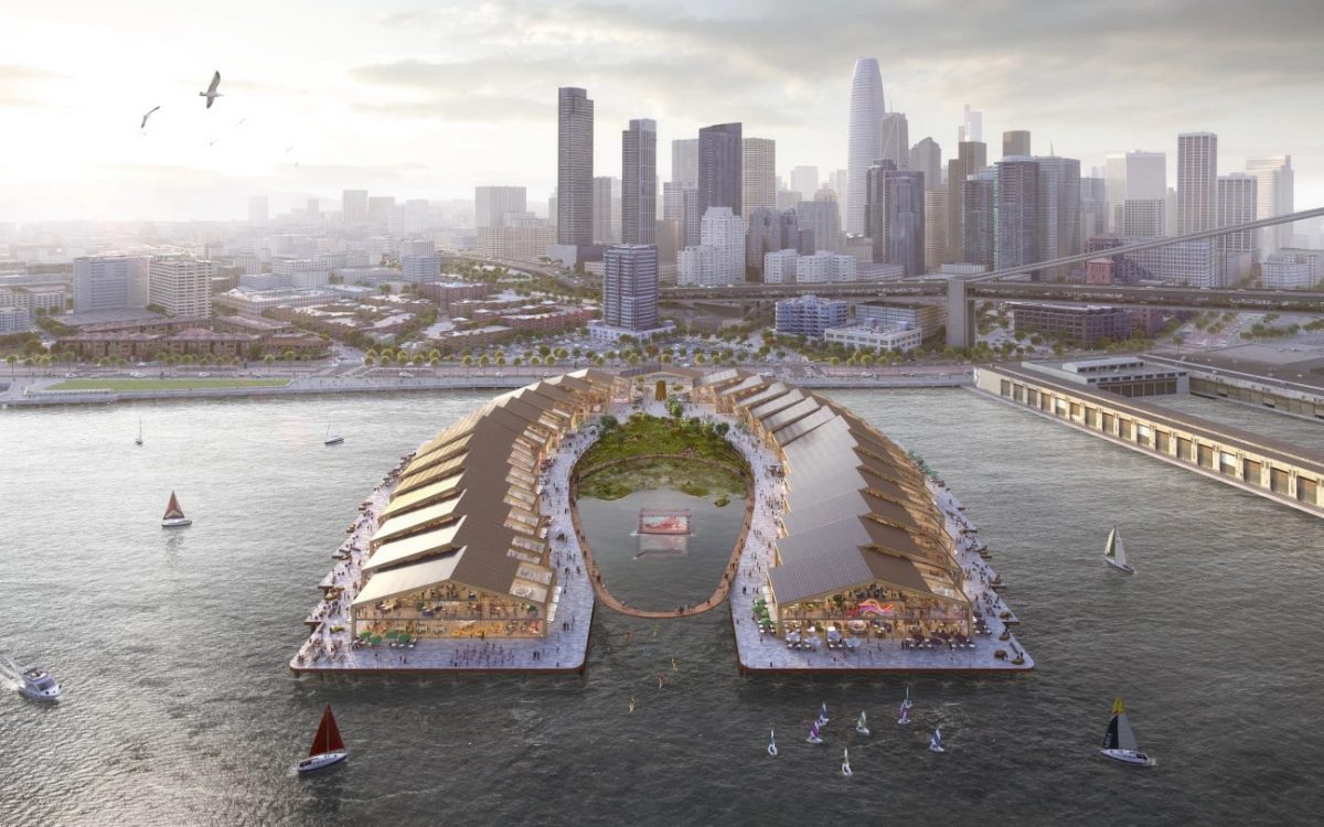 На набережной Сан-Франциско будет построен парк в форме подковы