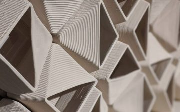 3D-печатные керамические блоки используются для системы естественной вентиляции 3D-печатные керамические блоки используются для системы естественной вентиляции