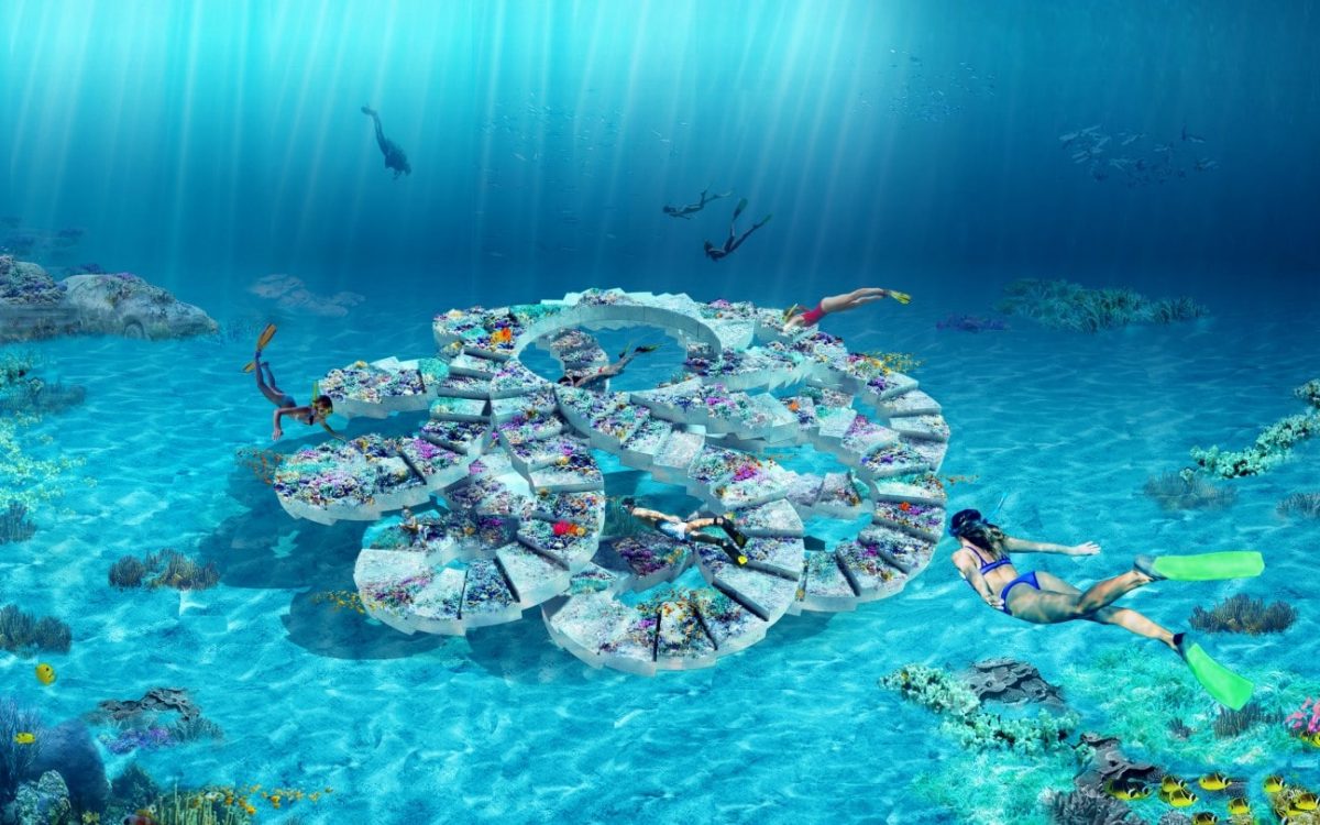 В Майами появится грандиозный подводный парк с рифом и лестницей для любителей сноркелинга