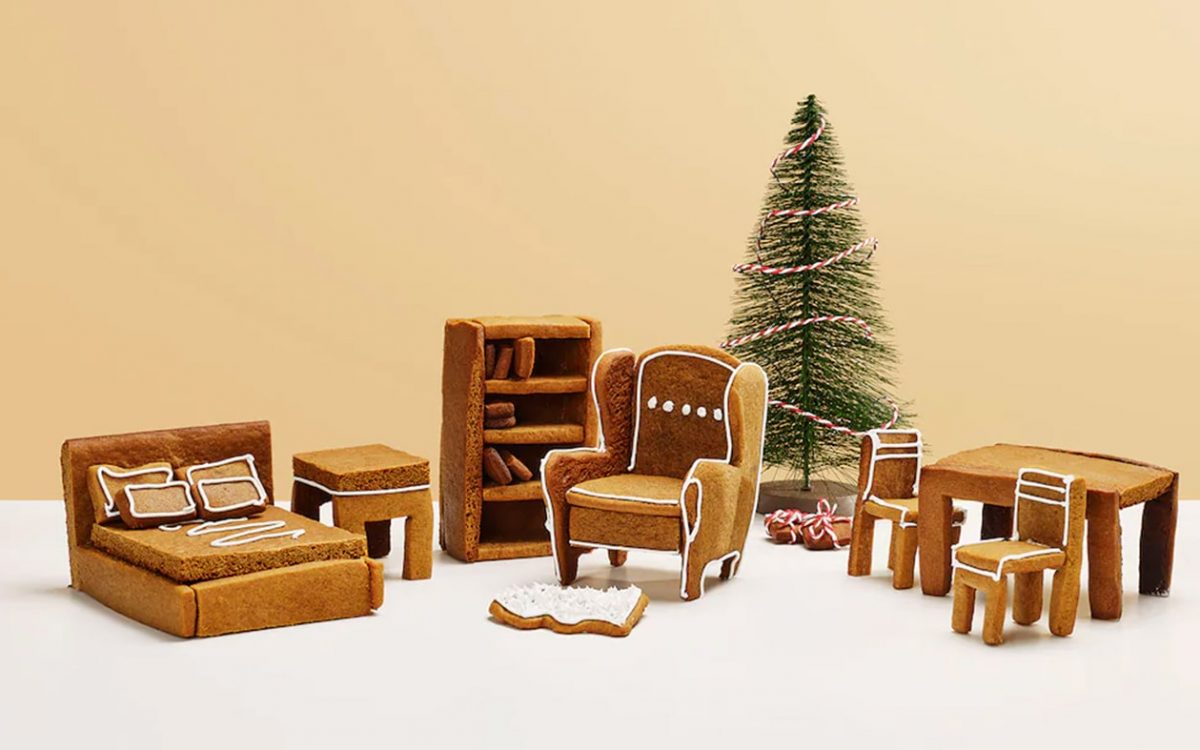 IKEA выпустила комплект Gingerbread Höme для меблировки пряничного домика