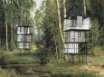 Модульные домики от EX FIGURA создают ощущение «жизни на деревьях»
