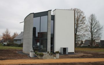 В Бельгии завершено строительство двухэтажного дома с помощью 3D-принтера