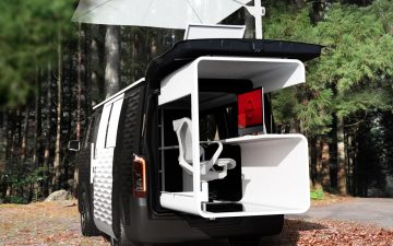 Концепт-автофургон Nissan: офис для удаленной работы под открытым небом Концепт-автофургон Nissan: офис для удаленной работы под открытым небом