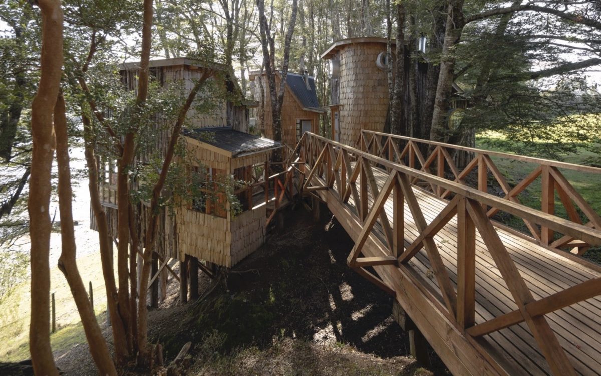 Очаровательные деревянные домики в Чили для комфортного релакса среди деревьев