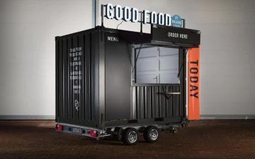 Walkingboxes: экологичный передвижной киоск для фастфуда из транспортного контейнера