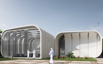 MEAN* предлагает бетонные 3D-печатные меджлисы для домов в ОАЭ