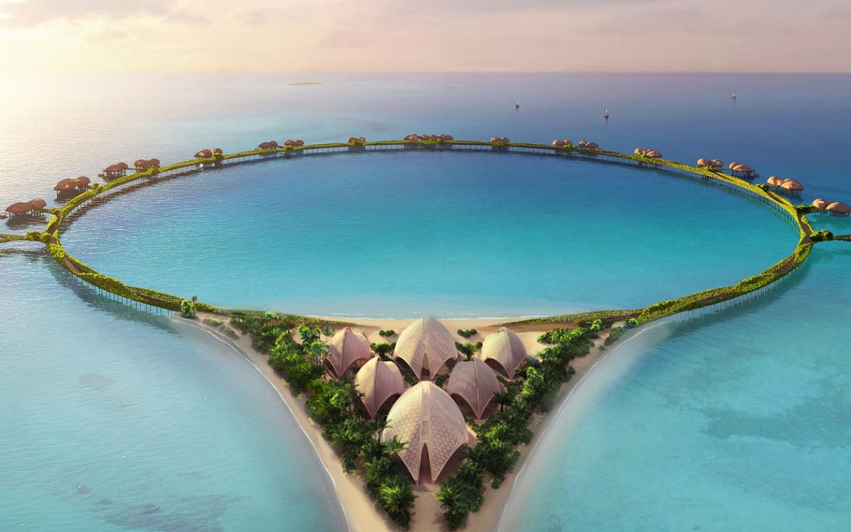 В Саудовской Аравии появится островной отель в форме кольца