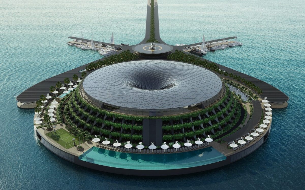 Eco-Floating Hotel: новый амбициозный взгляд на экологичный дизайн