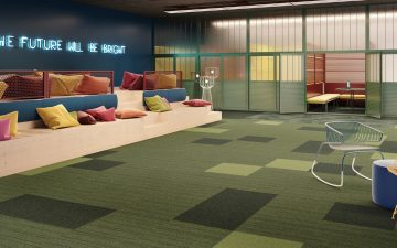 Компания IVC Commercial представила обновленную коллекцию ковровой плитки