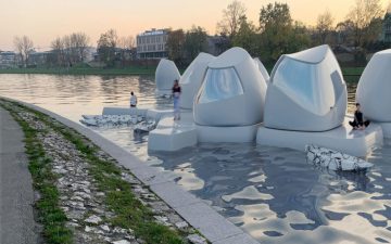 Плавающие 3D-печатные офисы не влияют на окружающую среду Плавающие 3D-печатные офисы не влияют на окружающую среду