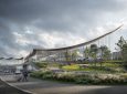 Энергоэффективный туристический центр с волнистой крышей появится в Швеции