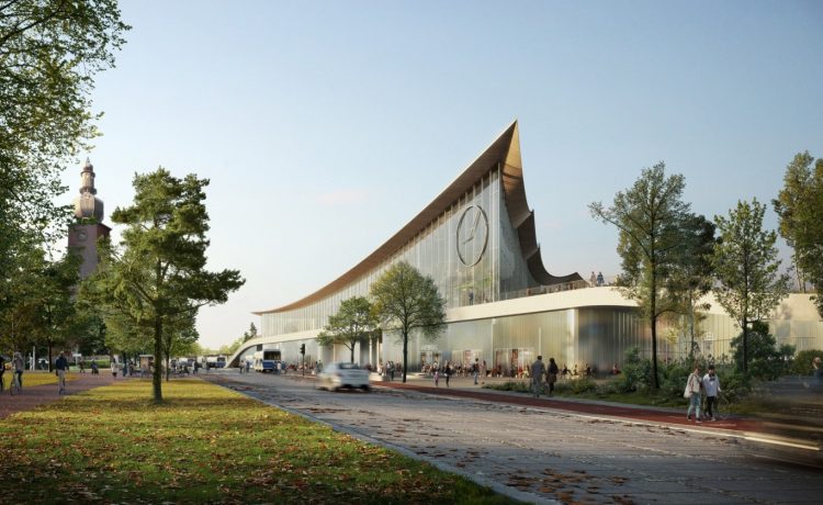 Энергоэффективный туристический центр с волнистой крышей появится в Швеции