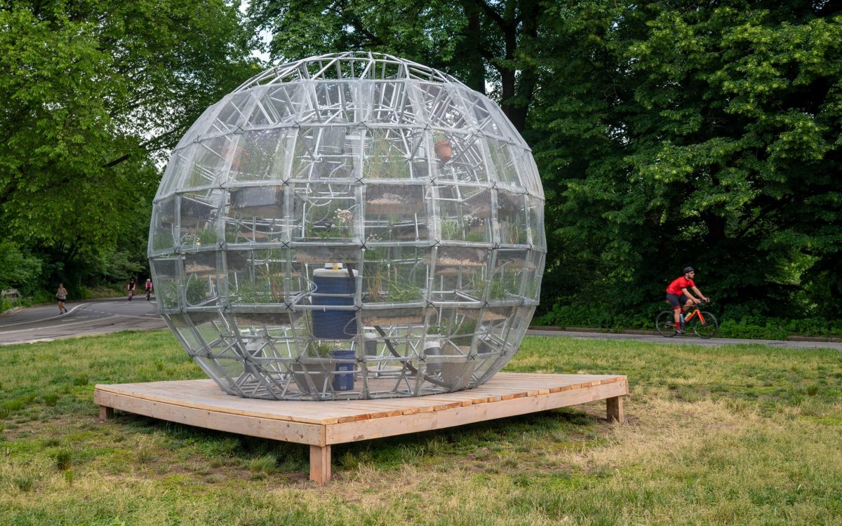 Watershed Core: сферическая установка, фильтрующая дождевую воду в Нью-Йорке