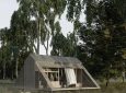 В прототипе мини-дома стены открываются для жизни на свежем воздухе