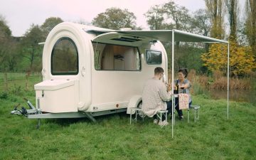 Campod: стеклопластиковый кемпер для увлекательных путешествий Campod: стеклопластиковый кемпер для увлекательных путешествий