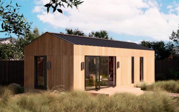 Dwell представляет сборный мини-дом с одной спальней в скандинавском стиле Dwell представляет сборный мини-дом с одной спальней в скандинавском стиле
