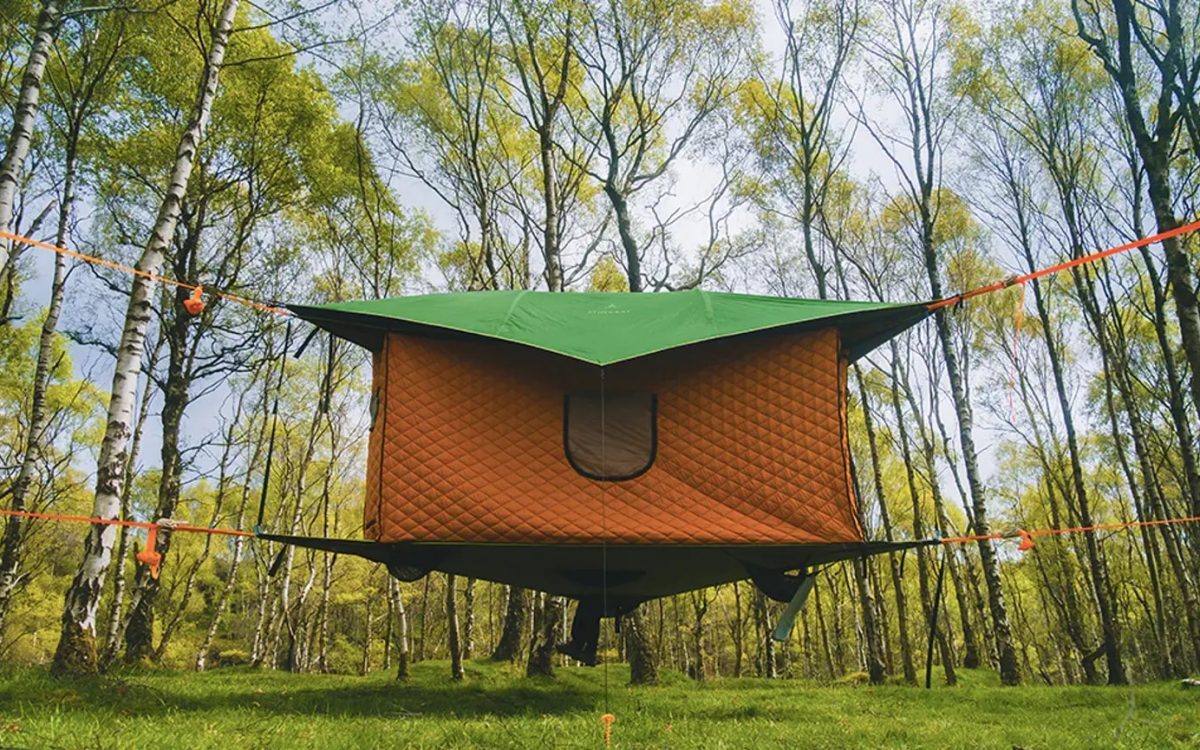 Insulated Cabin от Tentsile: подвесной всесезонный «многоэтажный» кемпинг