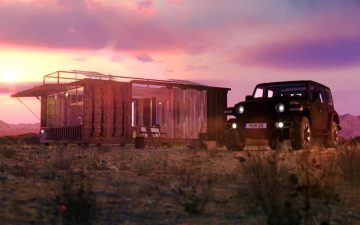 Jeep Container Home: концептуальный дизайн авто-дома без колес