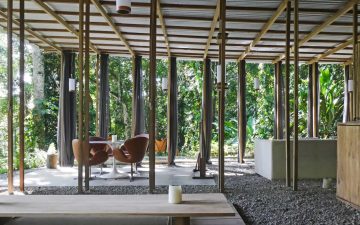 Невероятный дом в джунглях Коста-Рики не имеет стен
