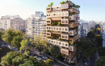 Жилая многоэтажка в Монтевидео сочетает городскую и загородную жизнь