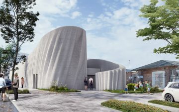 Волнистый дата-центр станет крупнейшим в Европе зданием, напечатанным на 3D-принтере