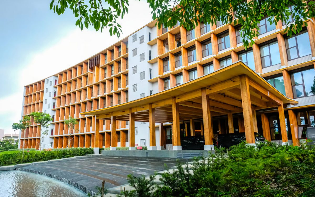 В Сингапуре построено самое большое и самое экологичное в Азии деревянное здание