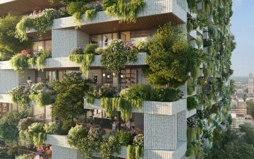 Вертикальный сад этого нидерландского небоскреба эквивалентен 1 гектару лесопосадок