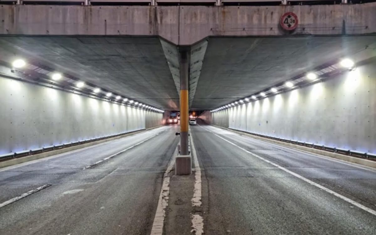 Светоактивируемый бетон очищает воздух в транспортных туннелях от загрязнителей