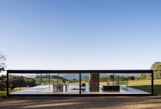 Стеклянный дом на Тасмании: сюрреалистическая современная архитектура